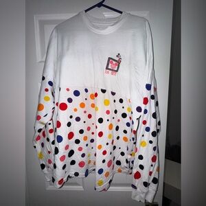 Disney Parks 2019 Minnie Rock The Dots Polka Dot Spirit Jersey Top size large